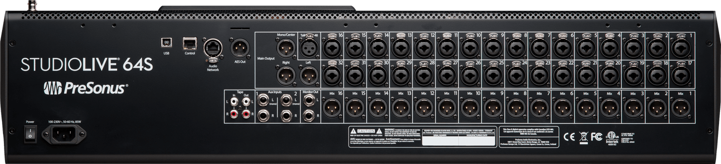 StudioLive® 64S Digital Console Mixer